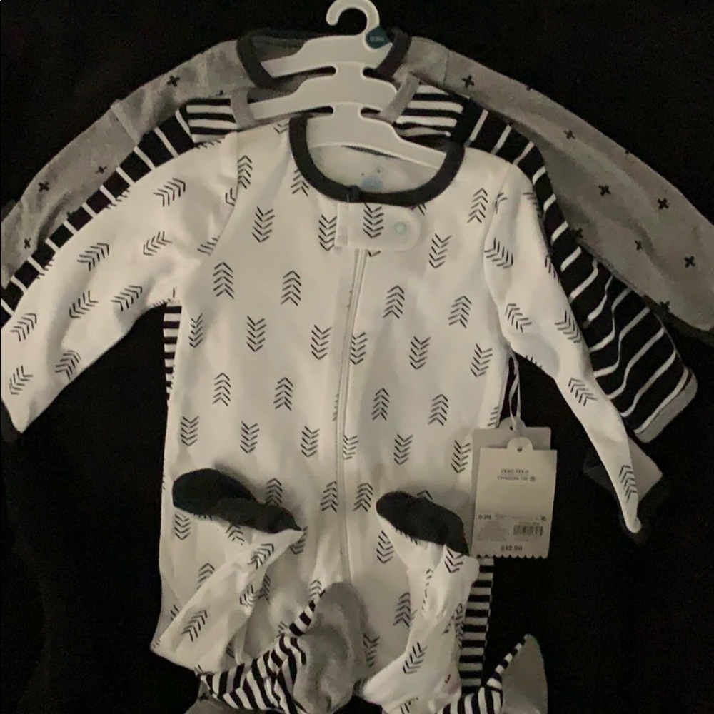 3- pack pajama onesies